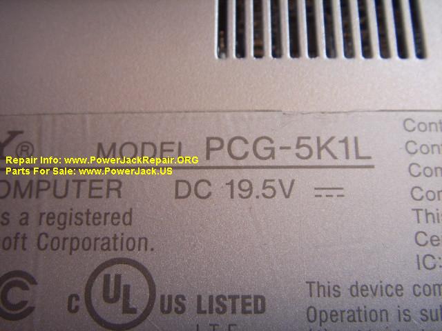 Sony Vaio VGN-CR320E PCG-5K1L