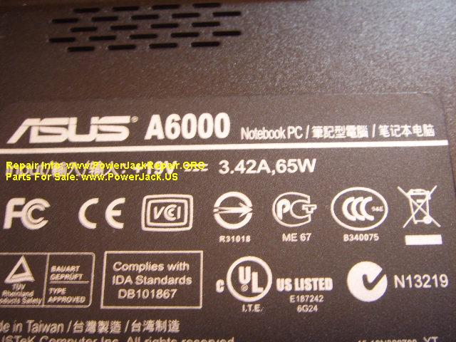 Asus A6000 Notebook PC 