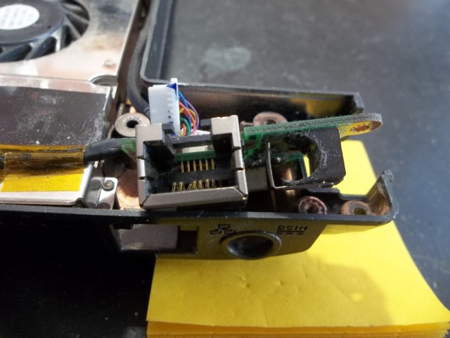 v6j asus 65w dc jack repair socket  connector input connector port