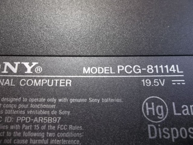vpcf122fx pcg-81114l sony vaio DC power jack repair socket  connector