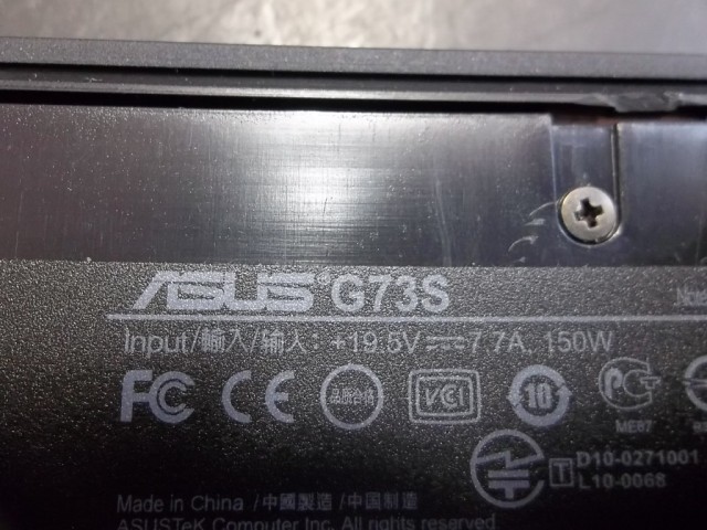 g73s asus AC DC power jack repair  connector socket input port