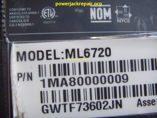 ml6720 ma8 gateway dc jack repair socket port replacement