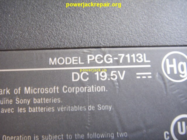 vgn-nr310e pcg-7113l sony dc jack repair socket port replacement