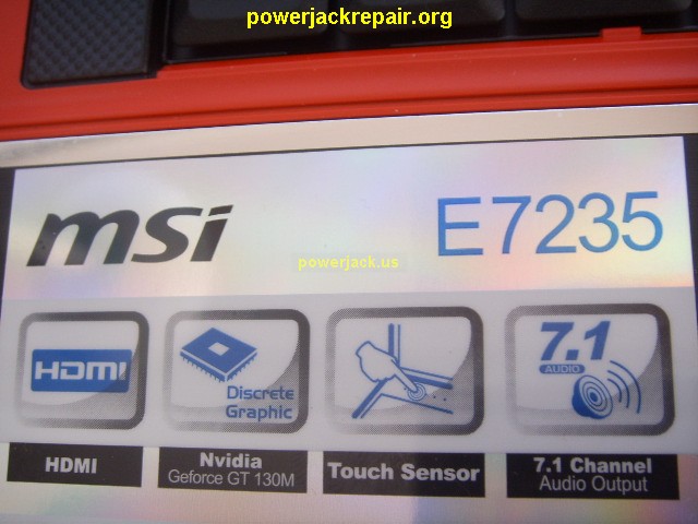 e7235 msi dc jack repair socket port replacement