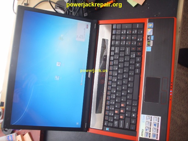 e7235 msi dc jack repair socket port replacement