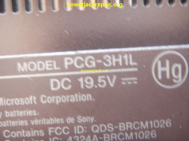 vgn-fw480j pcg-3h1l sony dc jack repair socket port replacement