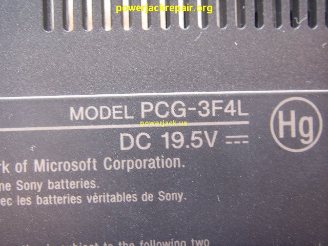 vgn-fw340j pcg-3f4l sony dc jack repair socket port replacement