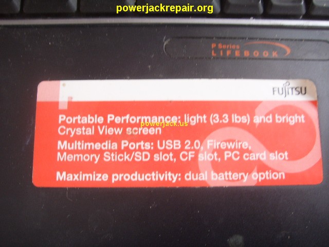 lifebook p series fujitsu dc jack repair socket port replacement