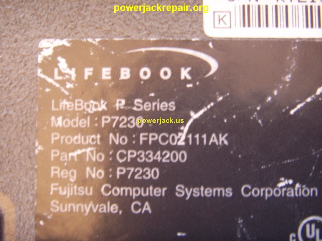 lifebook p7230 fujitsu dc jack repair socket port replacement