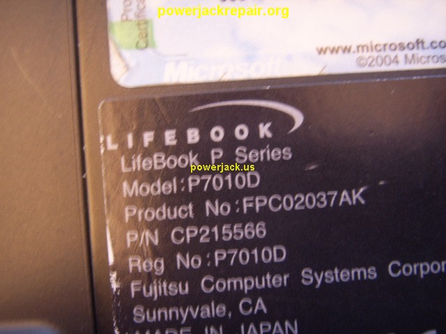 lifebook p7010d fujitsu dc jack repair socket port replacement