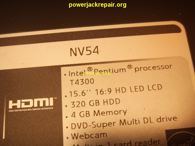 nv54 ms1273 gateway dc jack repair socket port replacement