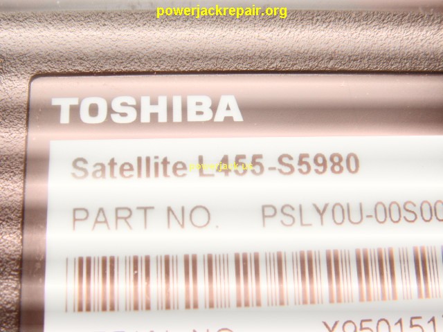 satellite l455-s5980 toshiba dc jack repair socket port replacement