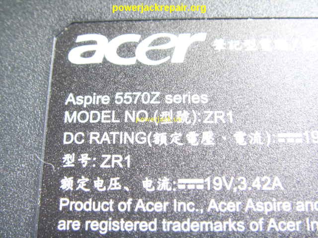 aspire 5570z acer dc jack repair socket port dc jack