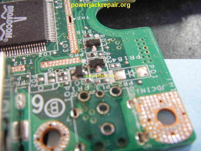 inspiron 1721 pp22x dell dc jack repair socket port