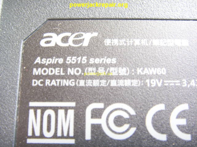 aspire 5515 acer dc jack repair socket port replacement