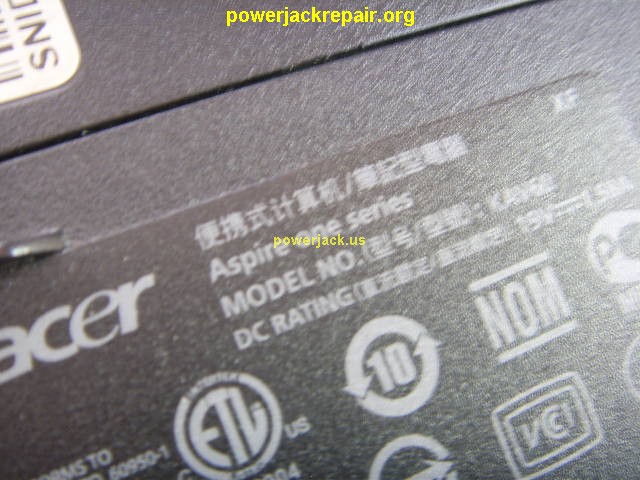 aspire one acer dc jack repair socket port replacement