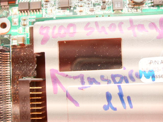 8600 dell inspiron shortage on the motherboard fixed