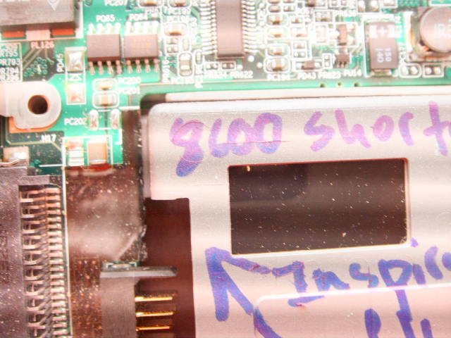 8600 dell inspiron shortage on the motherboard fixed