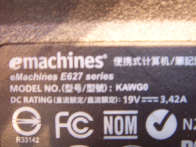 e627 kawg0 emachines dc power jack connector socket port