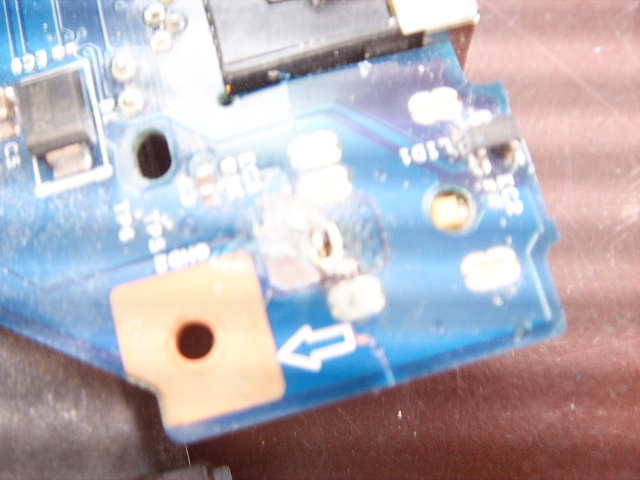 ms2285 gateway shortage repaired power jack socket connector pin port