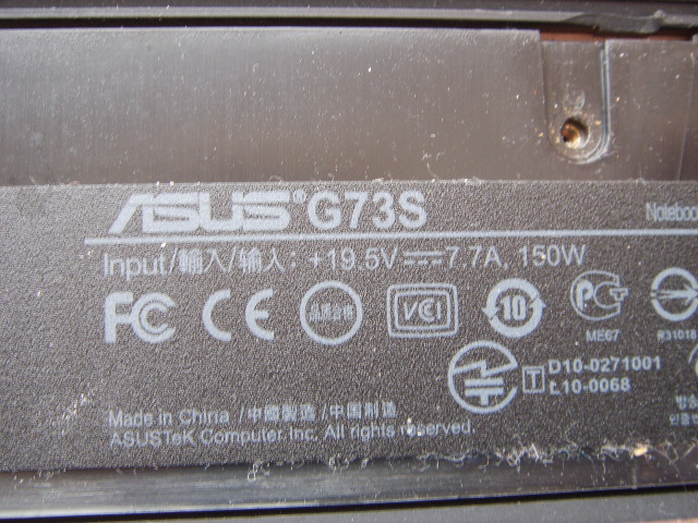 g73s g73sw asus dc power jack socket connector input port pin