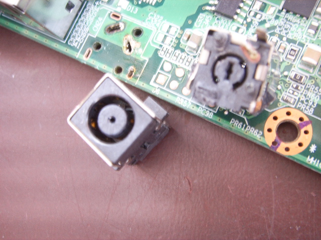 2305 inspiron one w0dell dc power jack socket connector input port pin
