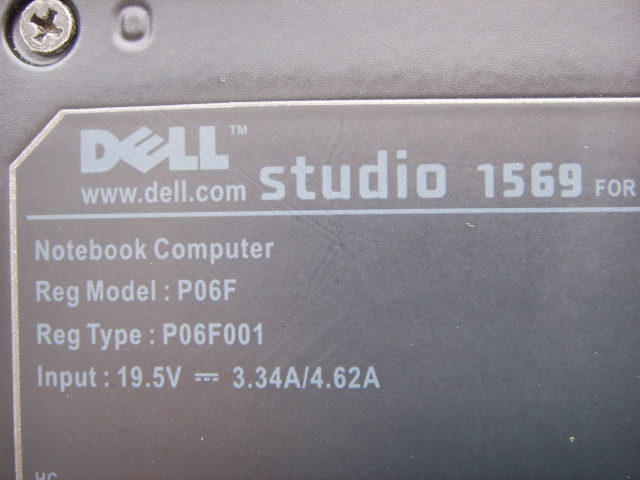 1569 studio dell p06f p06f001 dc power jack connector socket 
