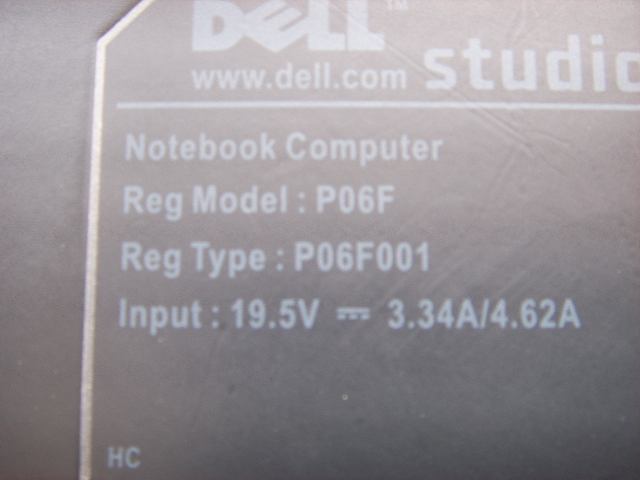 1569 studio dell p06f p06f001 dc power jack connector socket 