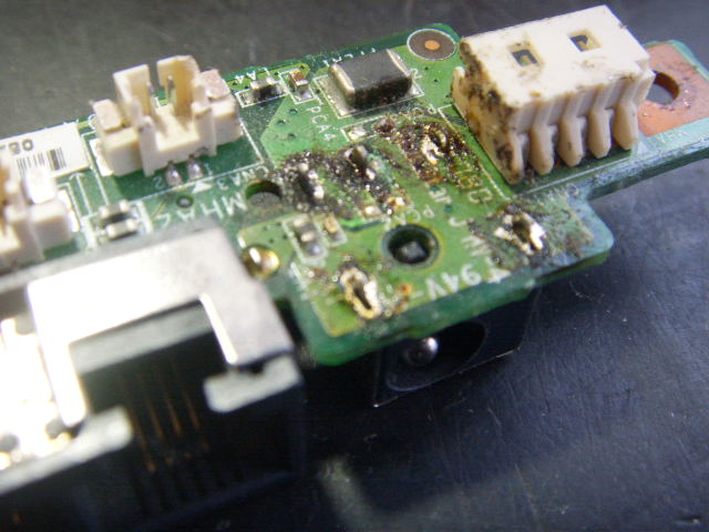 ms-6837d ms-1719 Spartan MSI  dc power jack socket connector repair