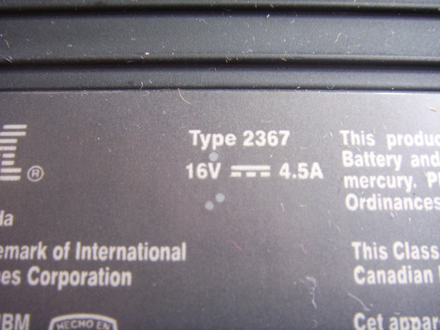 IBM Thinkpad T30 Type 2367