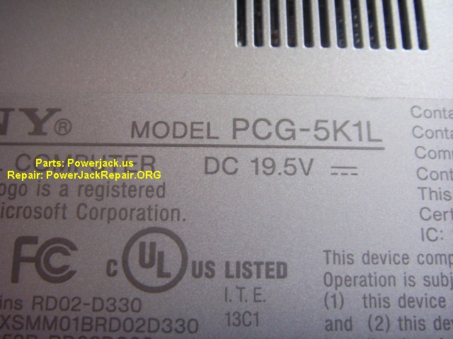 Sony Vaio PCG-5K1L  CR410E