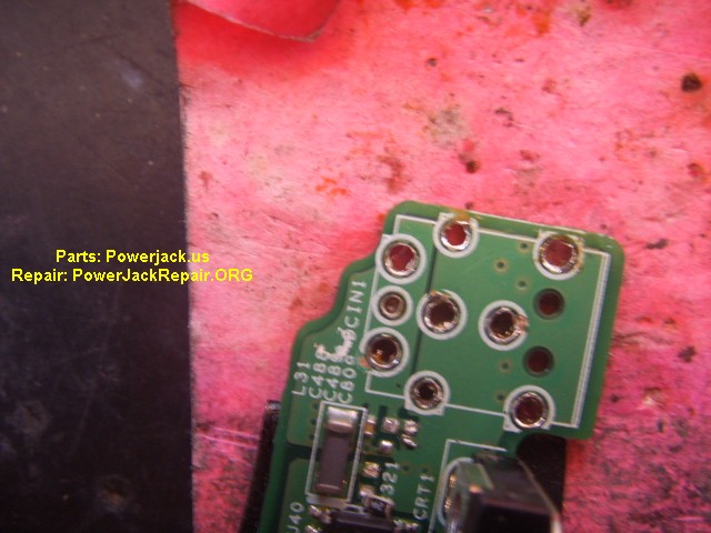 Dell XPS M1330 PP25L jack replacement octagonal hexagonal