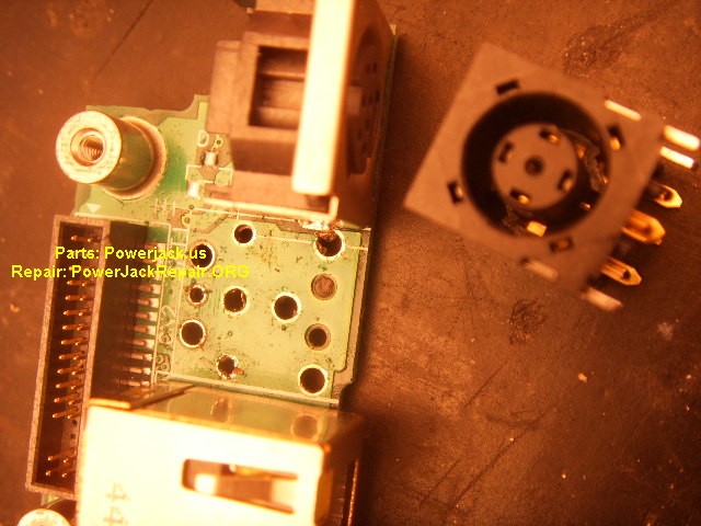 700m dell inspiron new dc jack board installed