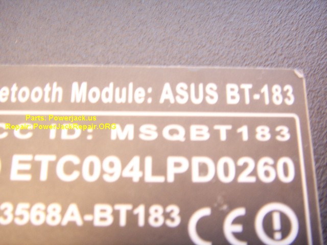 bt-183 model of asus port connector socket replacement