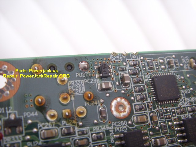 ispiron 5150 model of dell port connector socket replacement