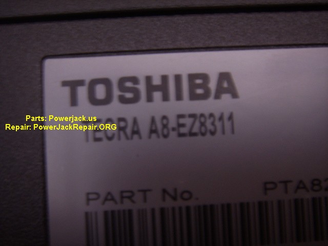tecra a8-ez8311 model of toshiba port connector socket dc jack