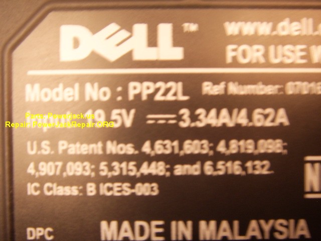 vostro 1500 pp22l model of dell port connector socket dc jack