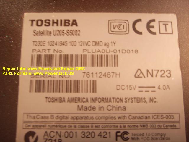 Toshiba Satellite U205-S5002