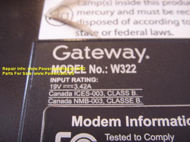 Gateway W322