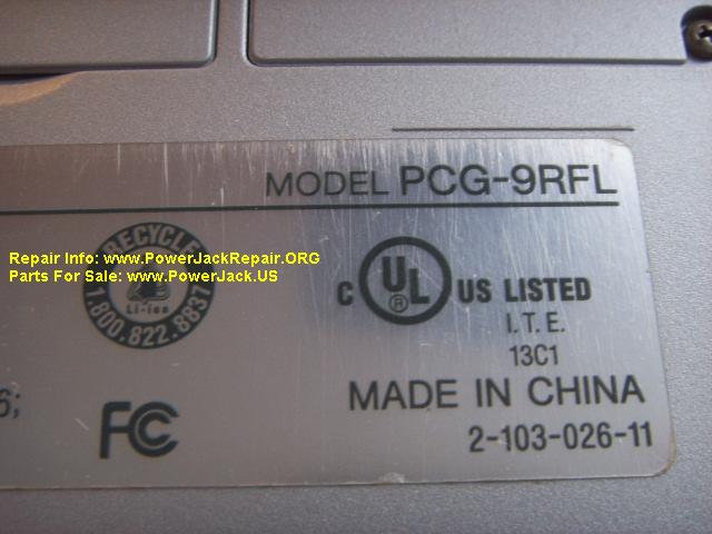 Sony Vaio PCG-9RFL
