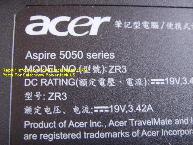 Acer Aspire 5050 3242 Series ZR3