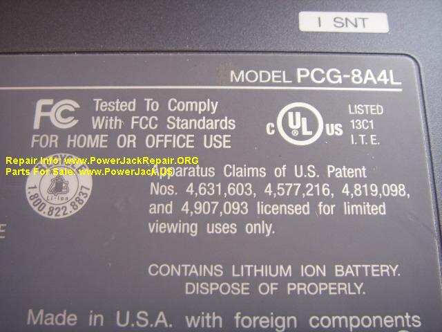 Sony Vaio PCG-8A4L