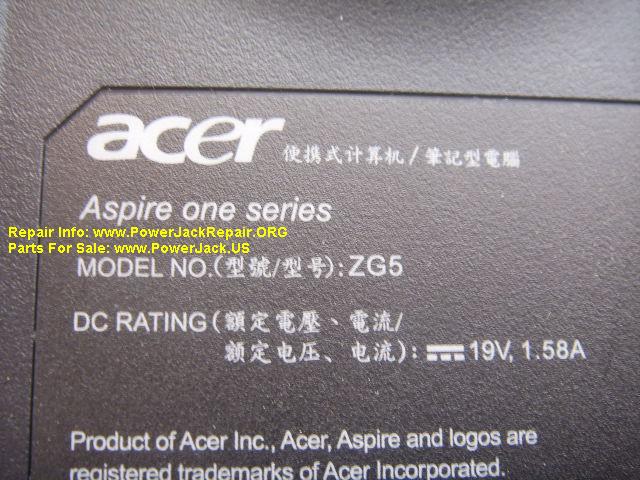 Acer Aspire One ZG5