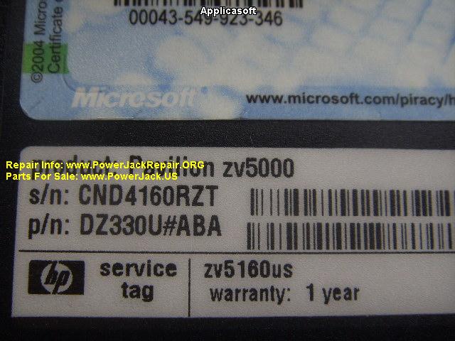 HP Pavilion ZV5000 ZV5160US