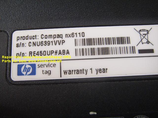 Compaq nx6110 hp