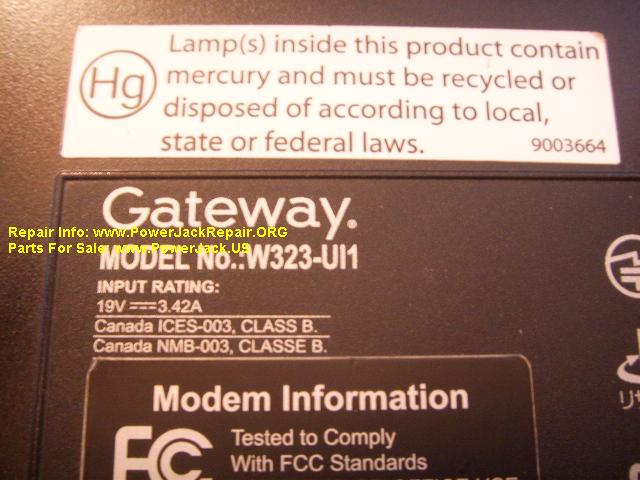Gateway W323 UI1