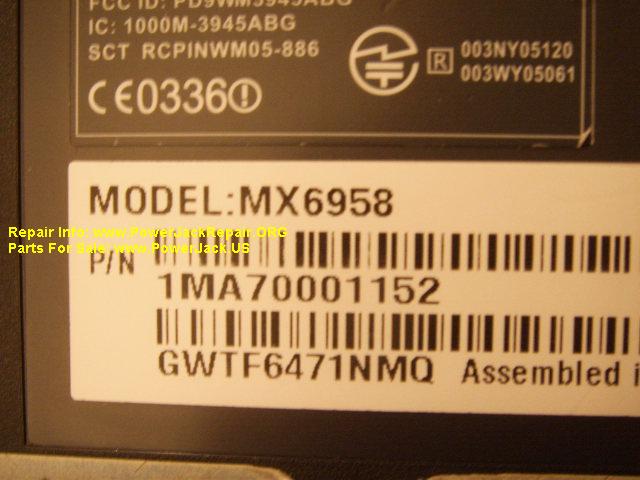 Gateway MX6958 MA3